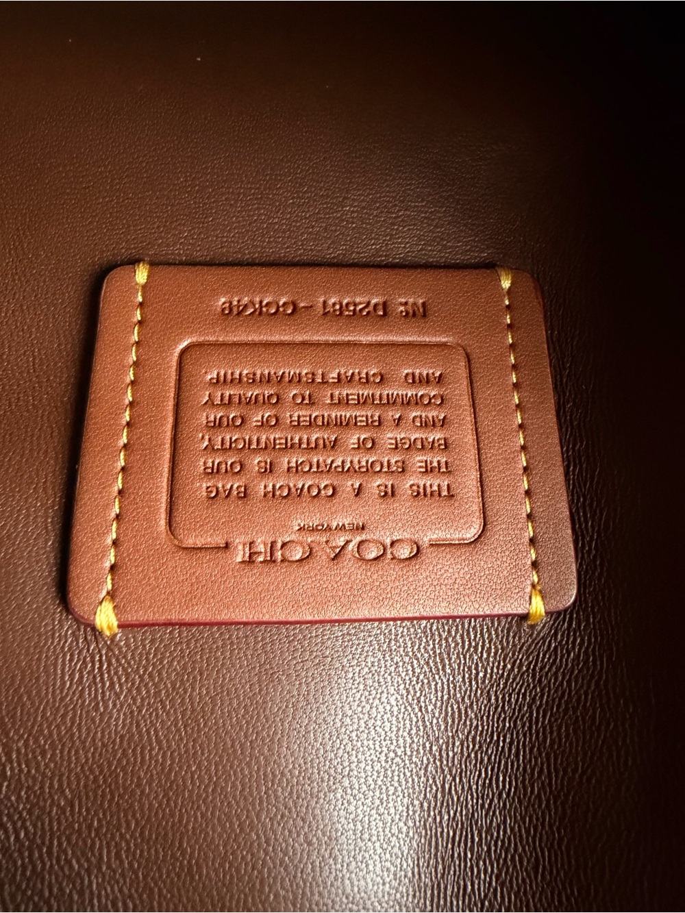 Coach Tabby 26 Shoulder Bag, Quilted Suede in Warm Brown with Gold Hardware - Picture 9 of 10